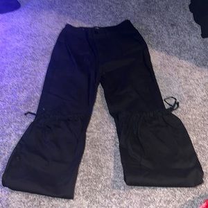 fashion nova flare stretchy cuffed bottoms jeans